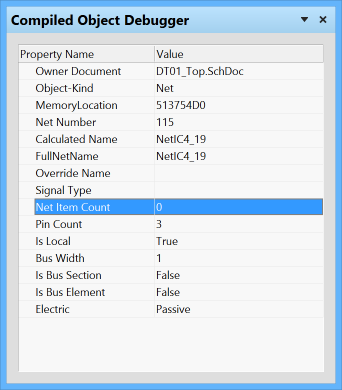 View specific object error information with the Compiled Object Debugger panel.