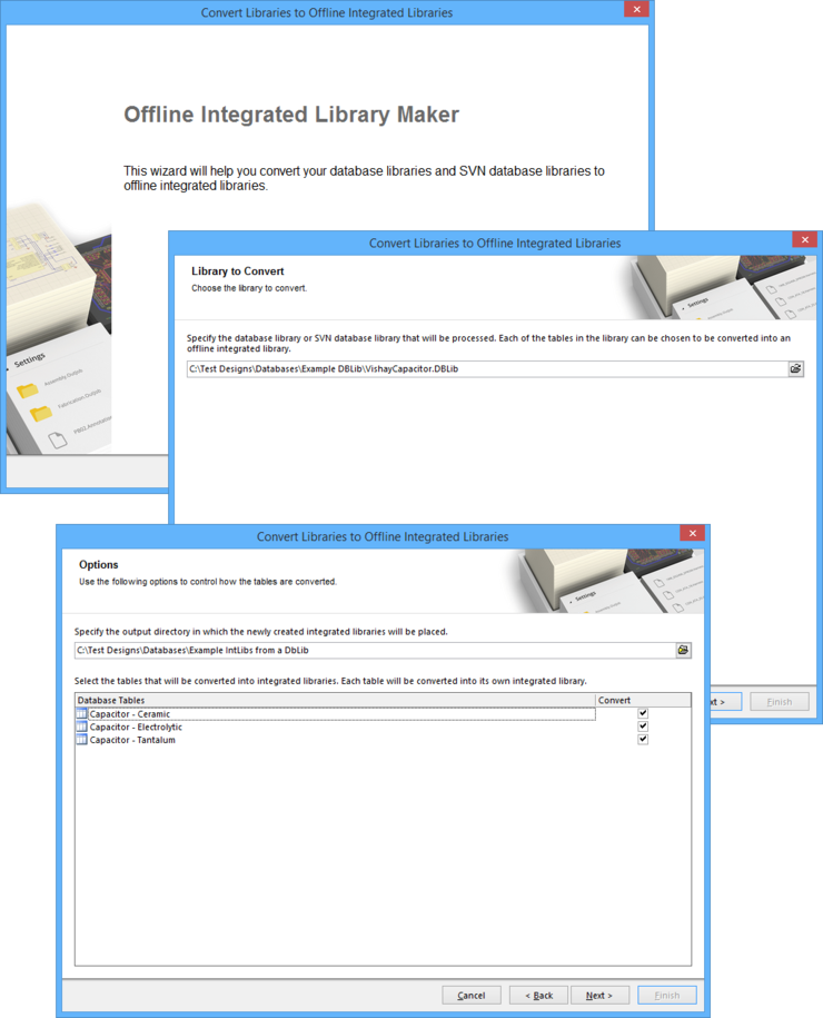 Convert your database libraries (DbLibs or SVNDbLibs) to 'offline' integrated libraries, using the Offline Integrataed Library Maker wizard.