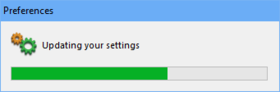 The updating process may be accompanied by Windows confirmation dialogs.