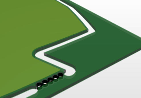 Объекты на слое Route Tool Path используются для визуализации фрезерованной платы в 3D-режиме.