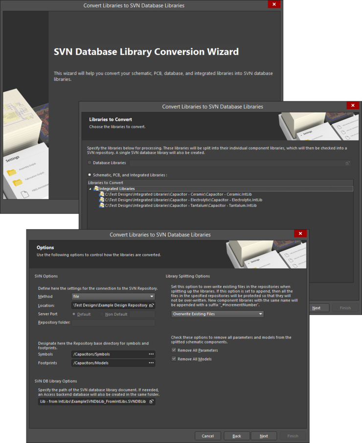 SVN Database Library Conversion Wizard