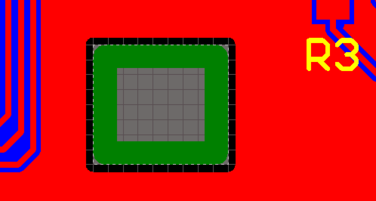 A Board Cutout shown on the left, with a Route Tool path defined in the image on the right.