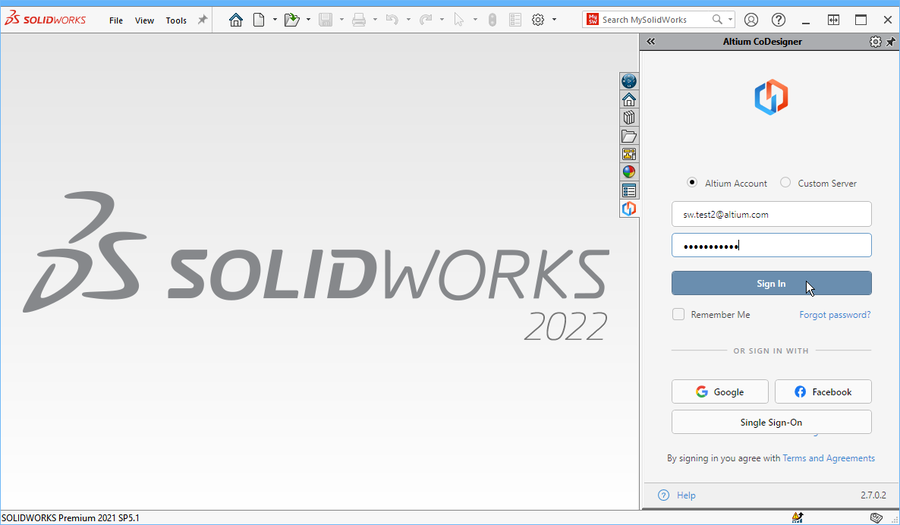 CoDesigner now supports SOLIDWORKS 2022.