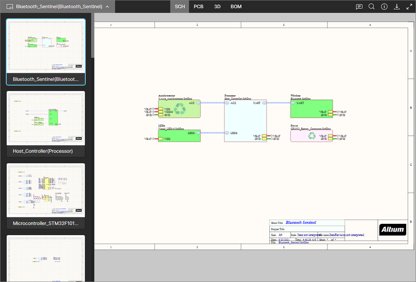 Screen captures of an uploaded design embedded as a website design viewer.