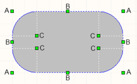 A selected Round Rectangle