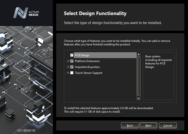 What initial functionality would you like in your installation of Altium NEXUS? – The choice is yours!
