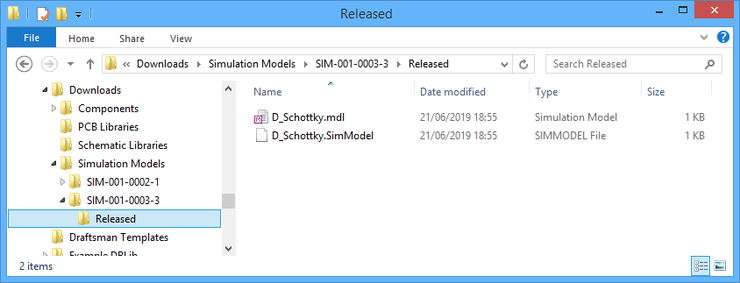 Accessing the data for a Simulation Model Item included in a batch download.