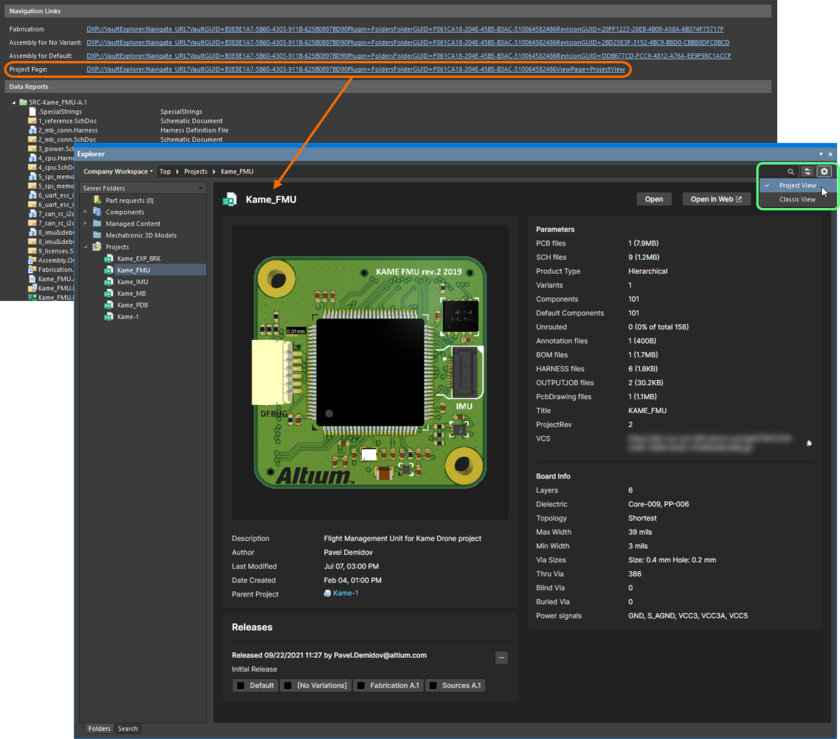 You can explore a Workspace project in the Explorer panel in more detail, courtesy of the Project View.