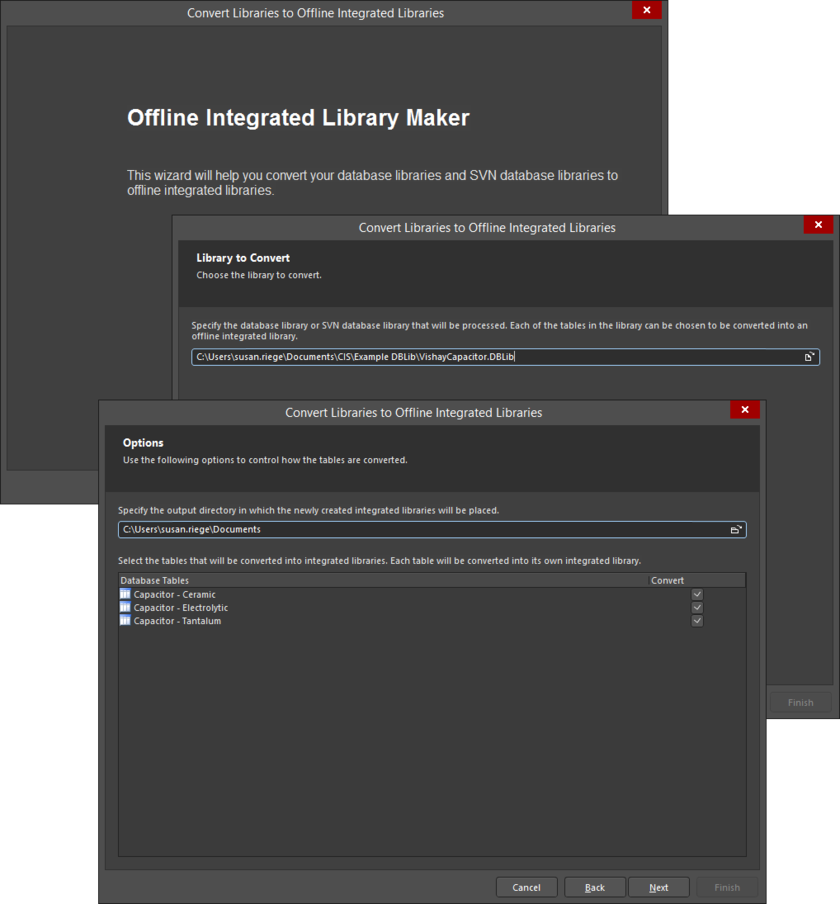 Offline Integrated Library Maker