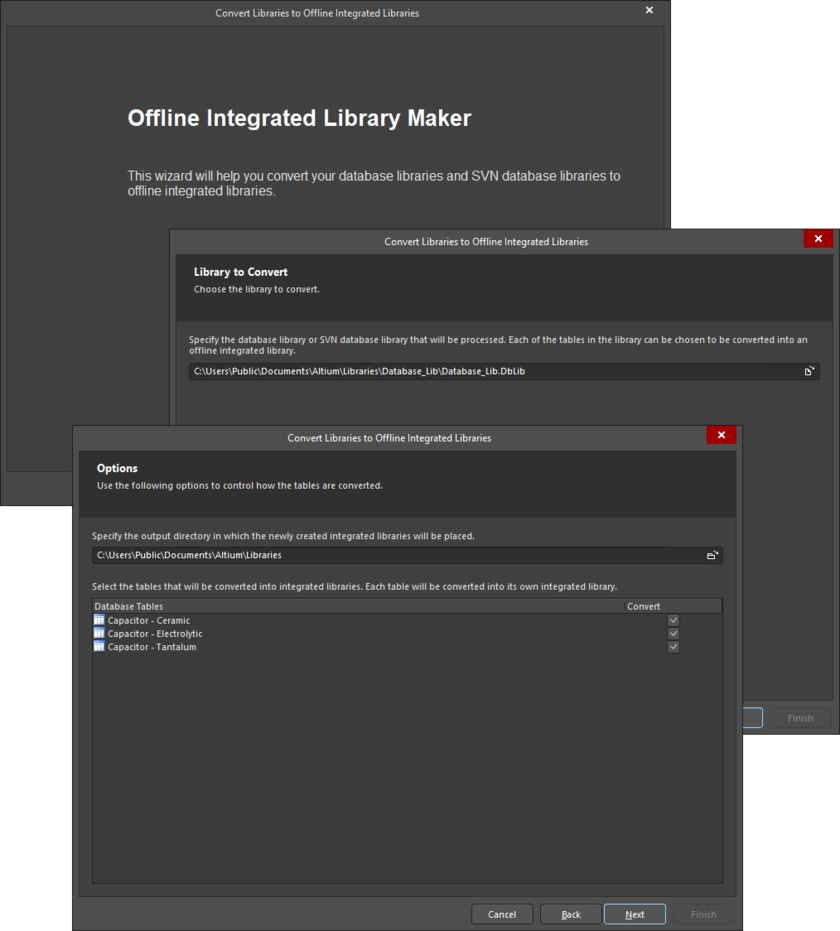 Offline Integrated Library Maker