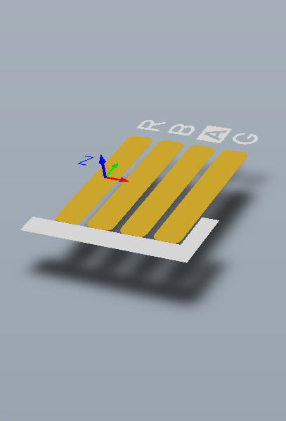The footprint defines the space the component occupies, and provides the points of connection from the component pins/pads to the routing on the board.