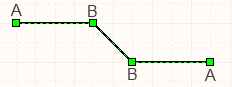  Selected Line, ready for graphical editing.