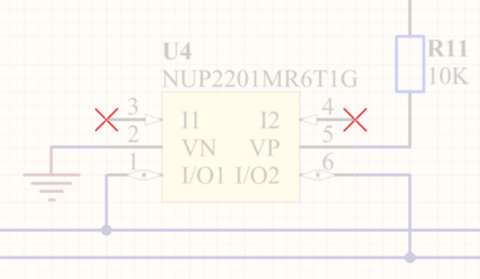  Use No ERC markers to suppress error/warning messages about a specific node in the circuit.