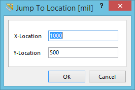 The Jump To Location dialog.
