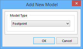 The Add New Model dialog.