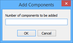The Add Components dialog