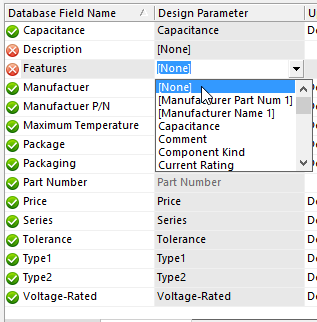 Define parameter mapping as required. Remember to compile the

project to populate the Design Parameter drop-down list.