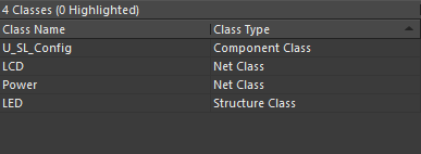 Пример элементов выбранного структурного класса(-ов).