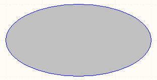 A placed Ellipse object