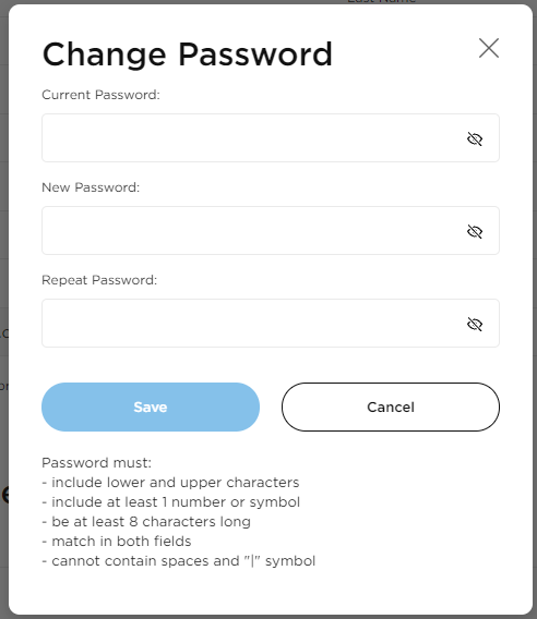 KB: Reset/Change Password | Knowledge Base Technical Documentation