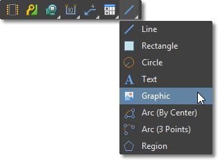Draftsman Active Bar, Graphic Tools menu