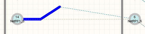 An example Broken Net Marker (top) - a system-generated from-to (connection line) advising how the

two points should be routed to satisfy topology.