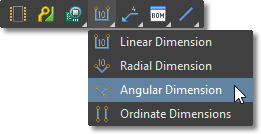 Draftsman Active Bar, dimension tools