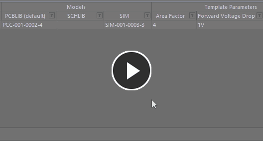 Use the dedicated model link selection pop-up to search, locate and assign the model required.