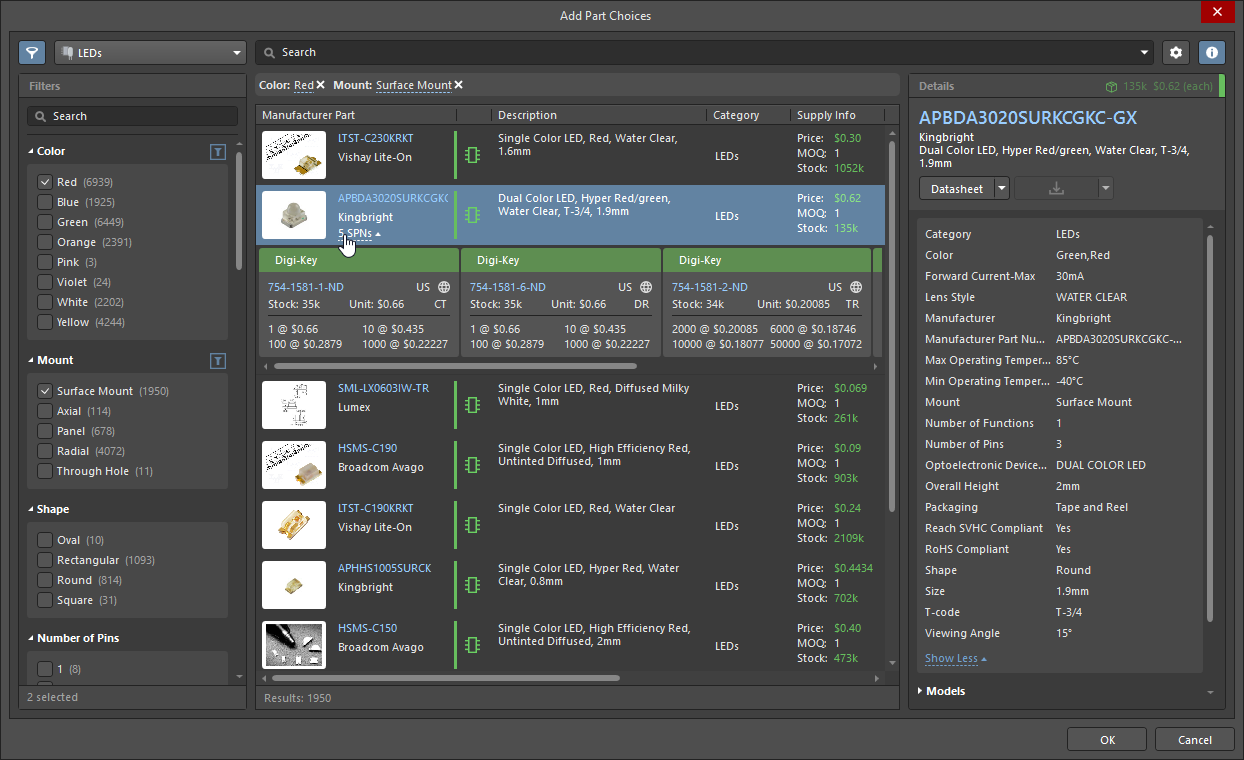 ActiveBOM Offers Real Time Supplier Data in Altium Designer