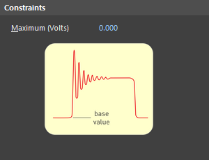 Default constraints for the Signal Base Value rule