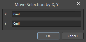 The Move Selection by X, Y dialog