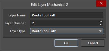 Two variations of the Layer Editor dialog