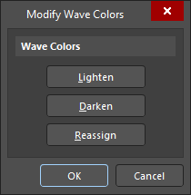 The Modify Wave Colors dialog